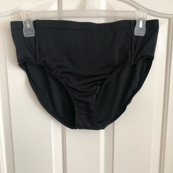 Women’s Swim Suit Bottoms Size XL High Rise Full Coverage in Black EUC - Picture 4 of 8